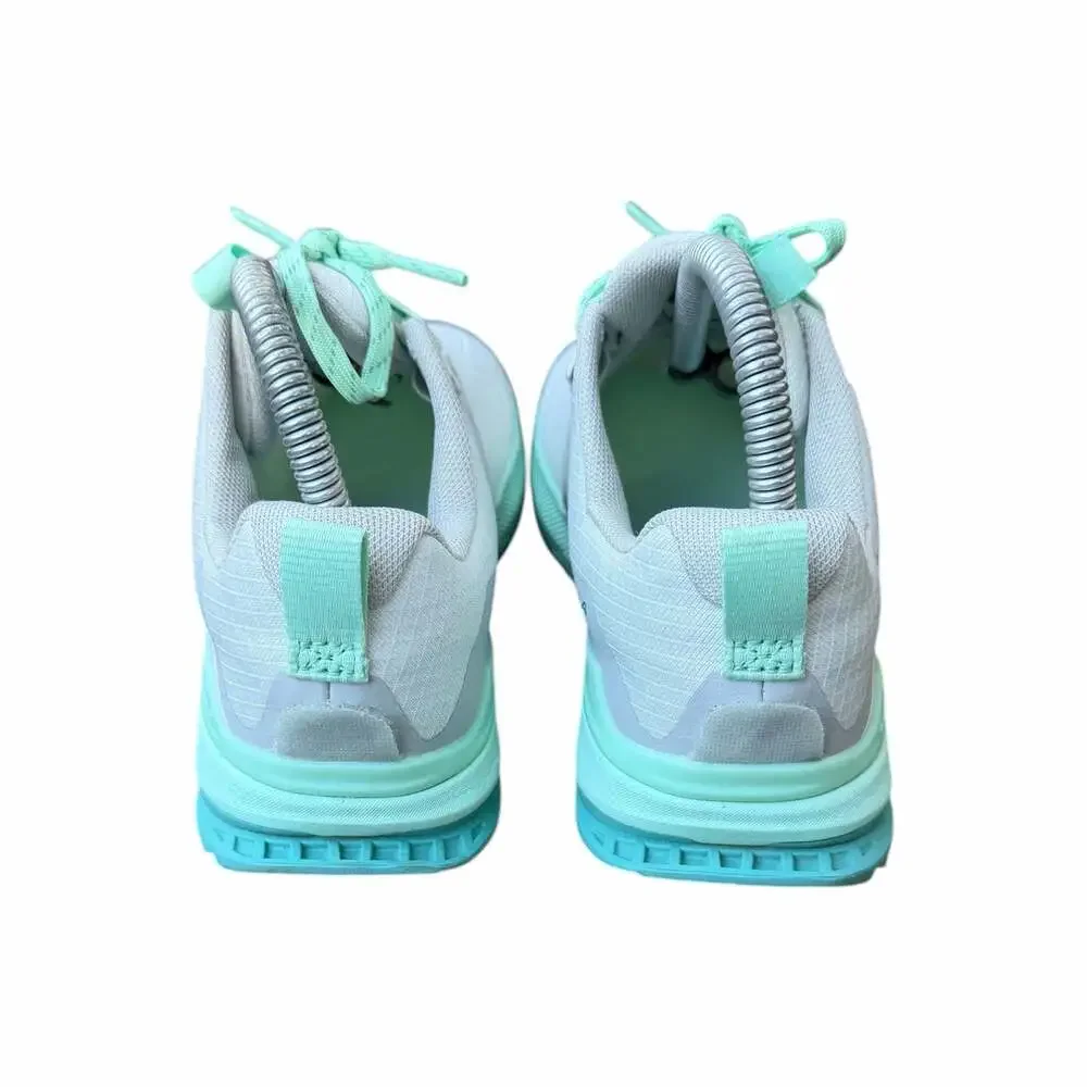 Size 6 Altra Lone Peak 6 Women's Trail Running Grey Mint Teal - Picture 5 of 7